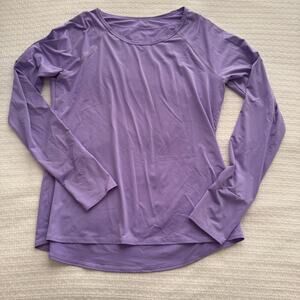 Large Athleta Purple Long-Sleeve T-Shirt